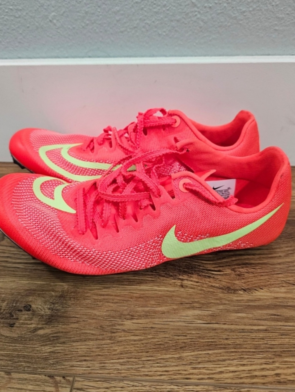 Nike Zoom Ja Fly 4 Track Spikes Bright Crimson DR2741-601 Mens Sz 5.5 Women’s 7